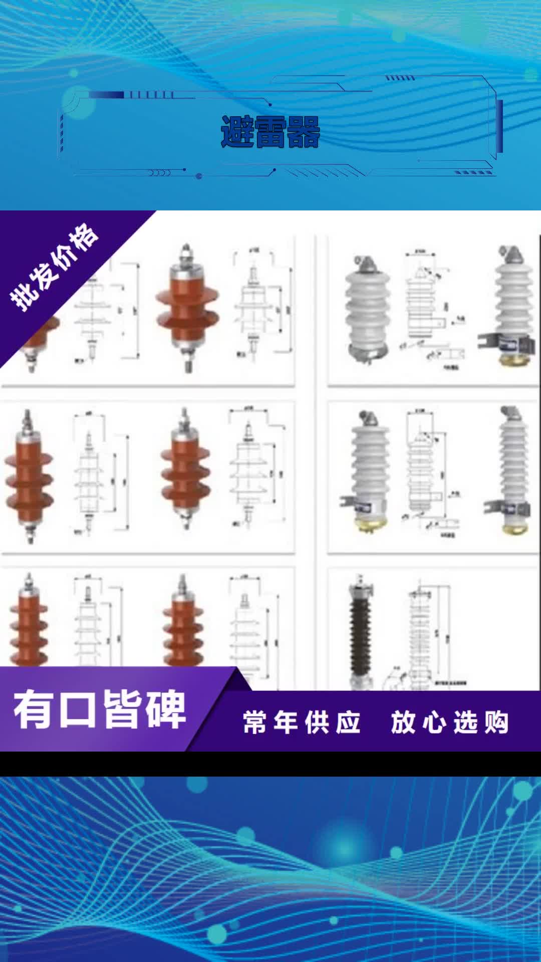 丽江避雷器跌落式熔断器厂家直销大量现货